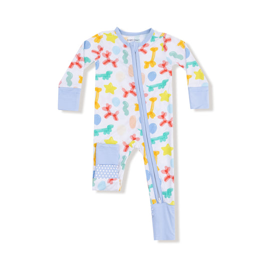 Balloon Animals - Blue - Convertible Romper