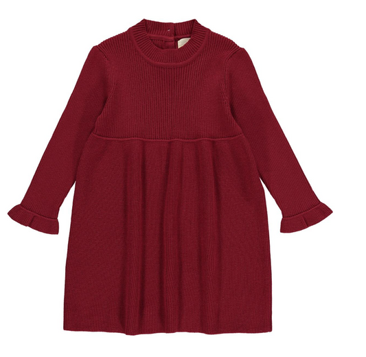 Holiday Ribbed Dress