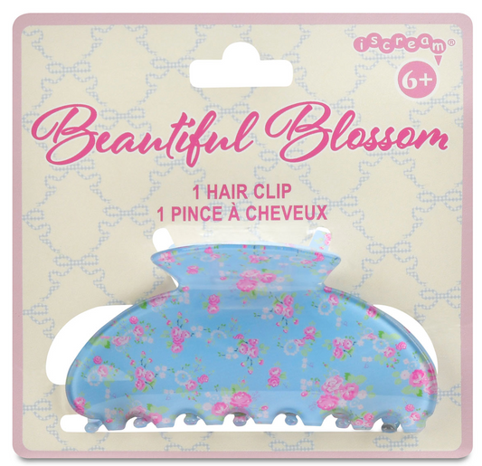 Beautiful Blossom Blue Hair Clip
