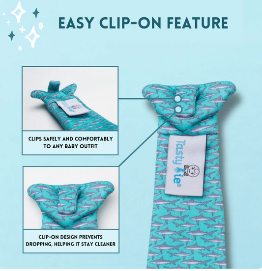 Polka Dot Tasty Tie Teether