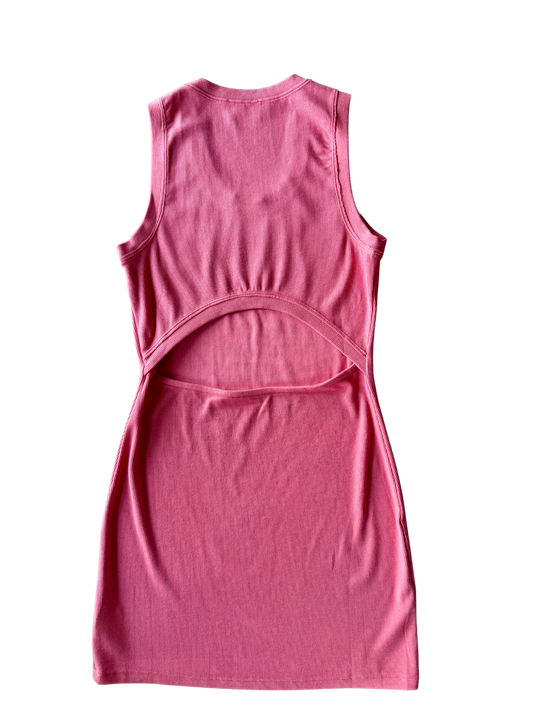 Melon Open Back Dress