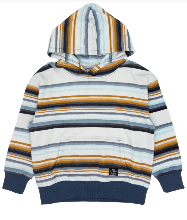 Baja Stripe Hooded Sweatshirt Coco and Charlie s