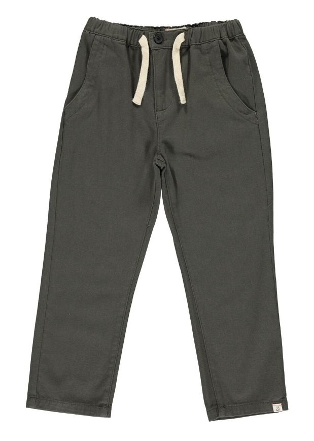 Charcoal Twill Pants