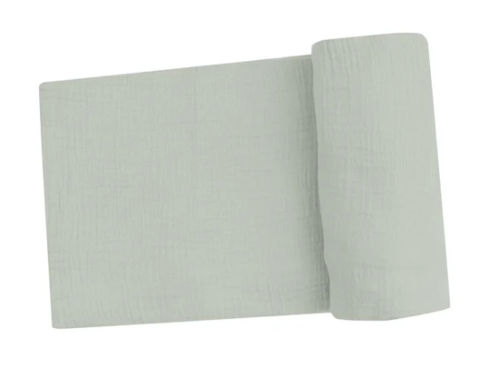 Desert Green Muslin Swaddle