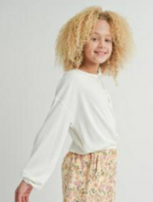 Elastic Hem Knit Top