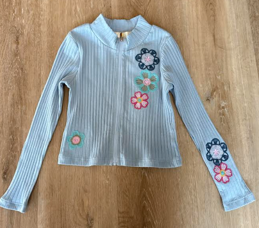 Flowers Crochet Skirt Set