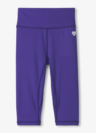 Purple Active Capris