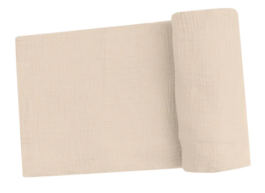 Tan Muslin Swaddle