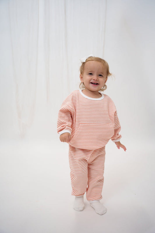 Waffle Long Sleeve Set