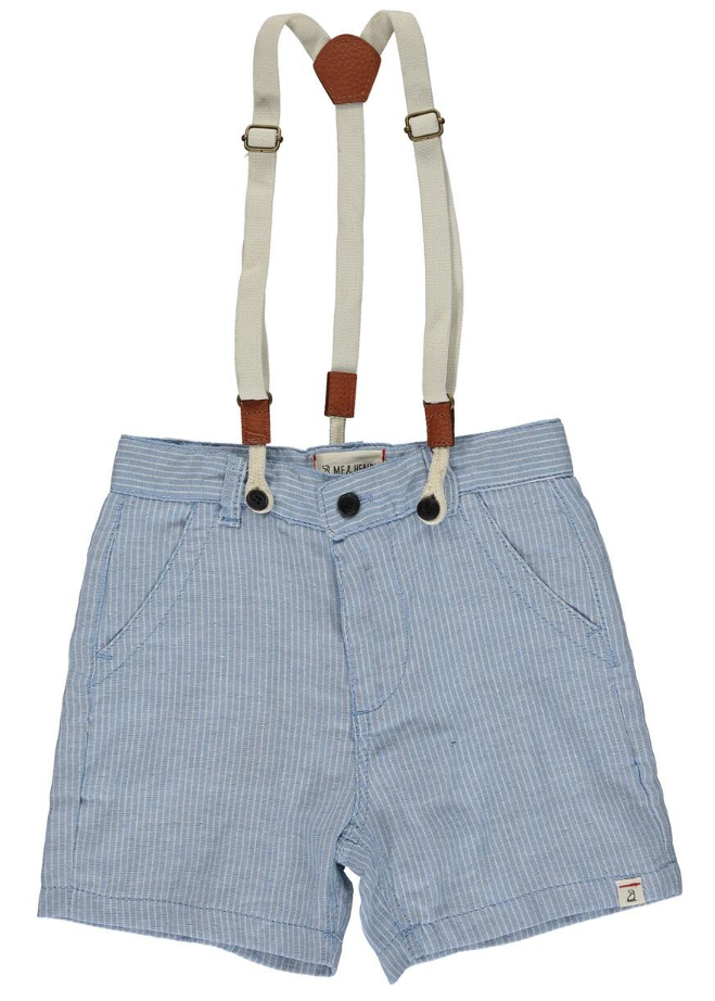 Blue Stripe Captain Shorts