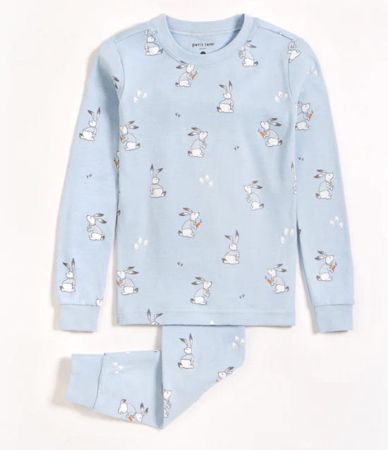Pastel Bunny PJ's