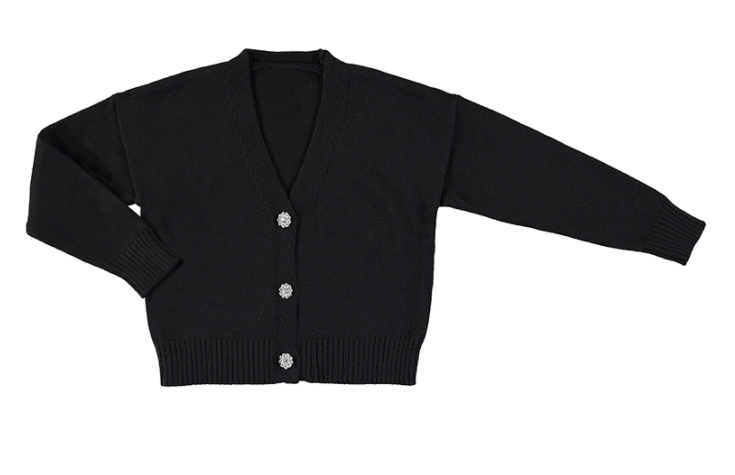 Black Knit Cardigan