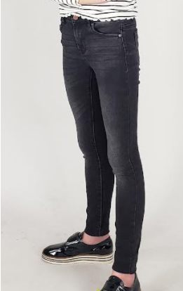 Black High Rise Skinny