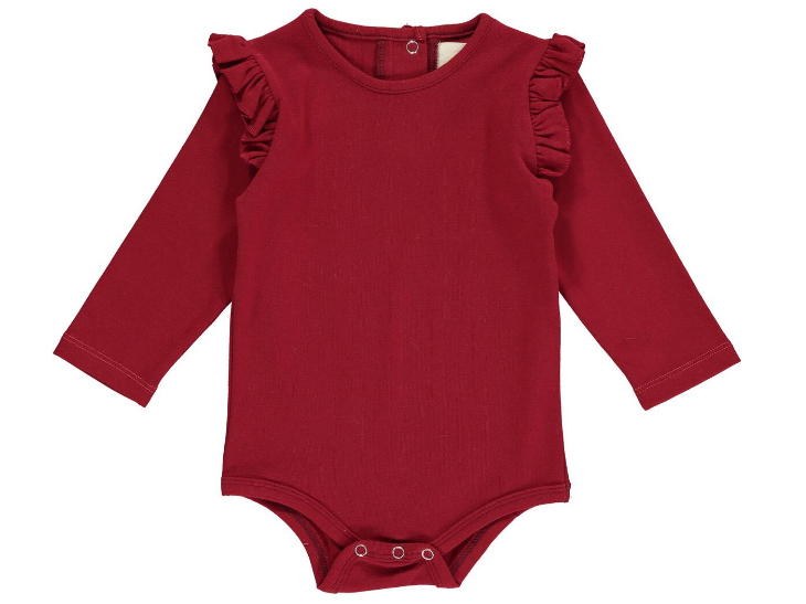 Burgundy Quinn Onesie