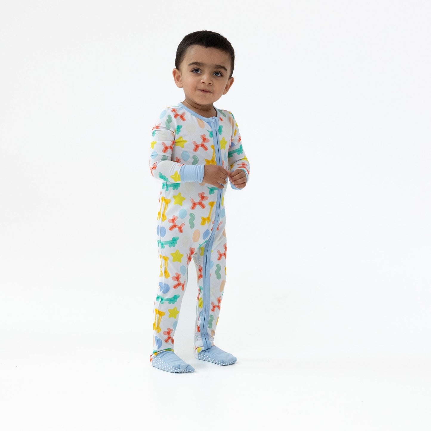 Balloon Animals - Blue - Convertible Romper