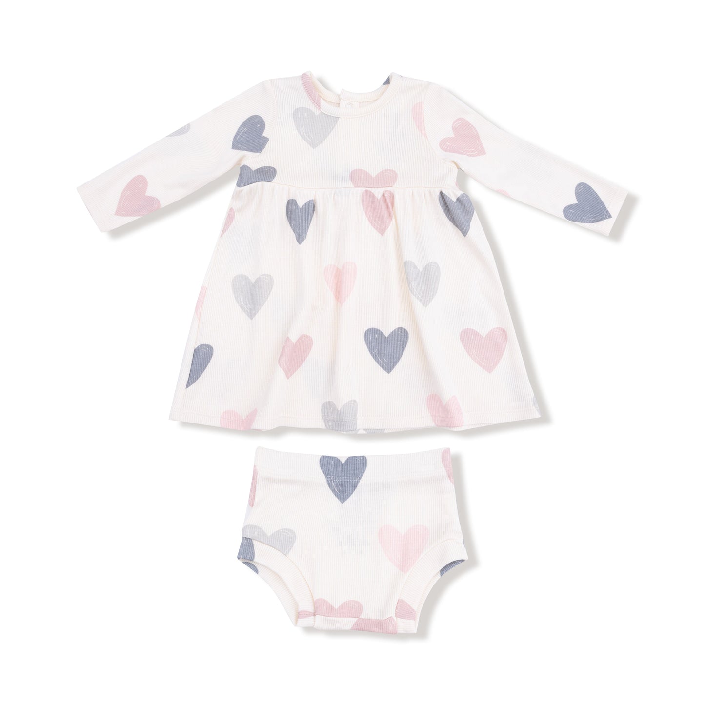 Hearts - Simple Dress + Bloomer