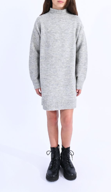 Ash Grey Sweater Dress