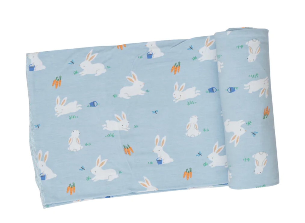 Bunny Carrots Swaddle Blanket