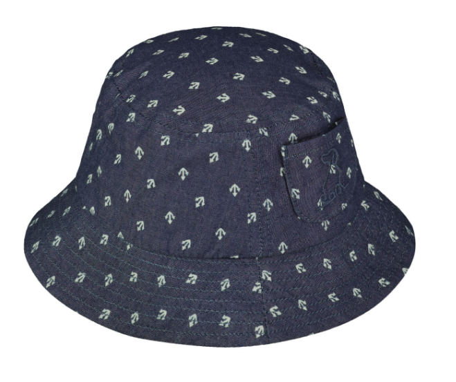 Chambray Anchor Fisherman Hat