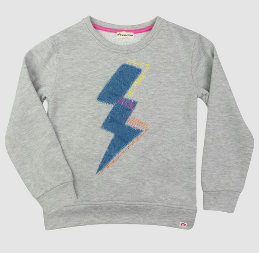 Denim Lightning Sweatshirt