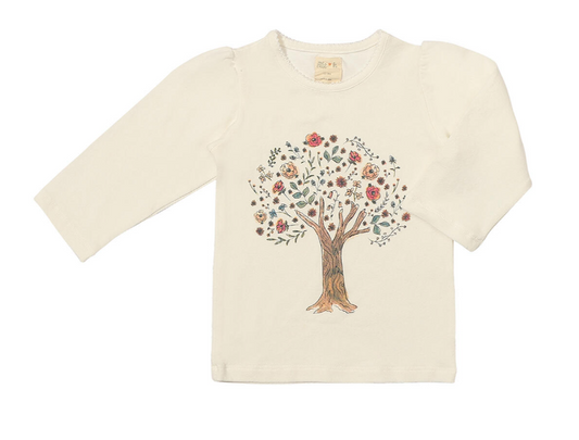 Floral Tree Long Sleeve Top