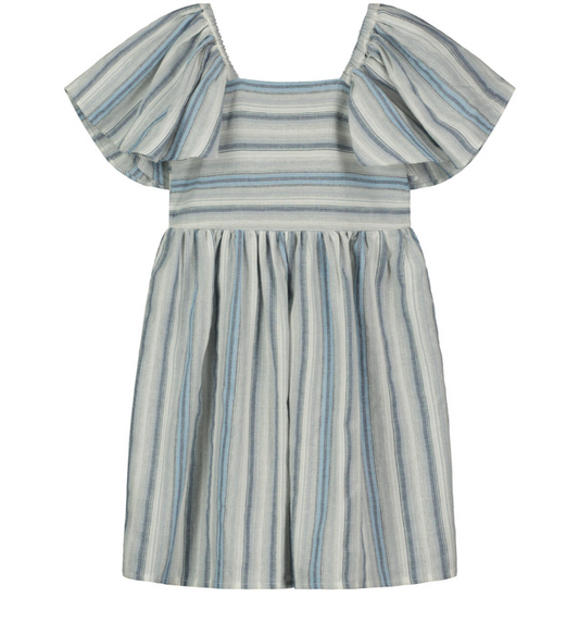 Hallie Blue Stripe Dress