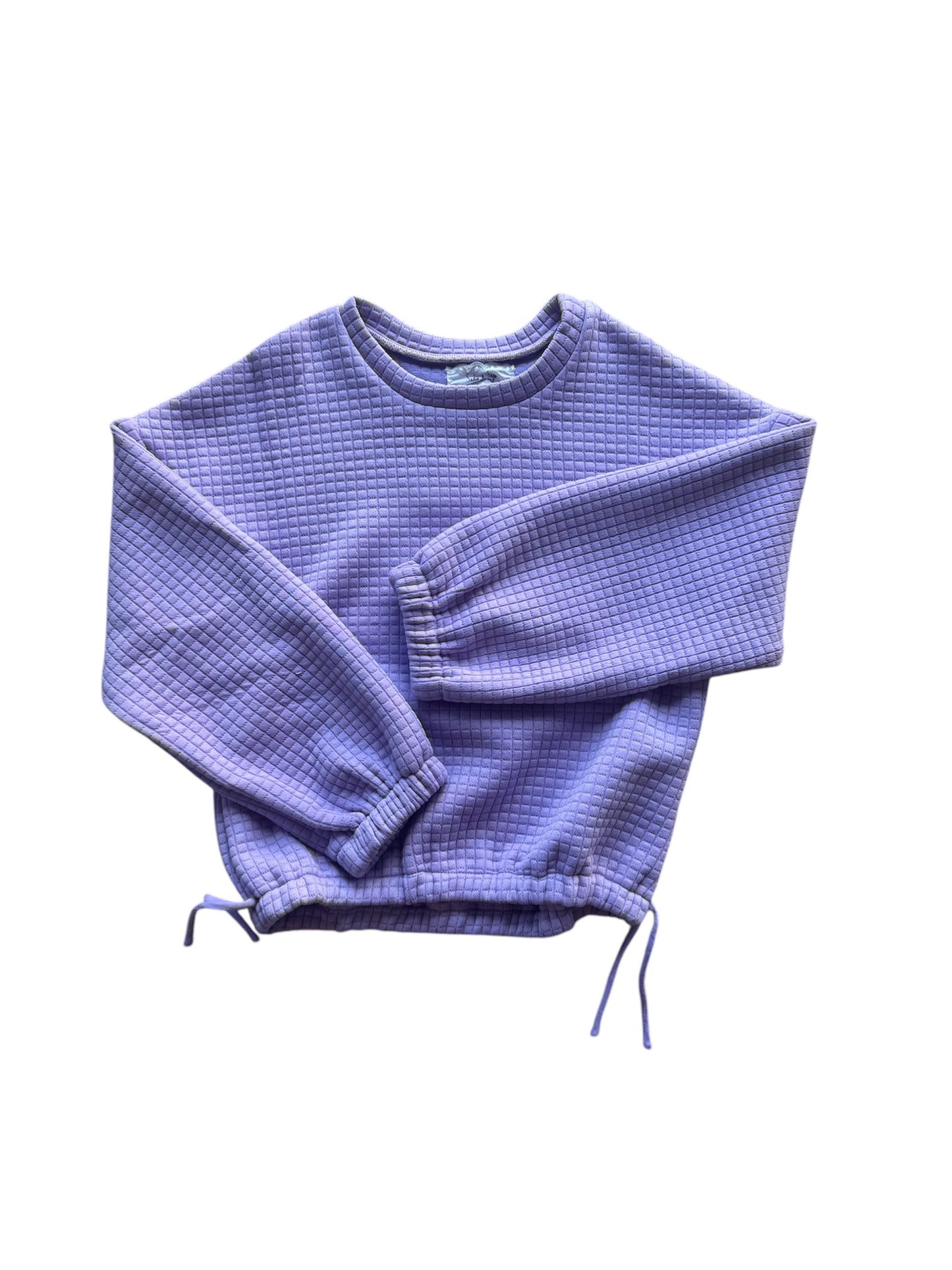 Textured Lavender Pullover