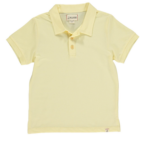 Lemon Pique Polo