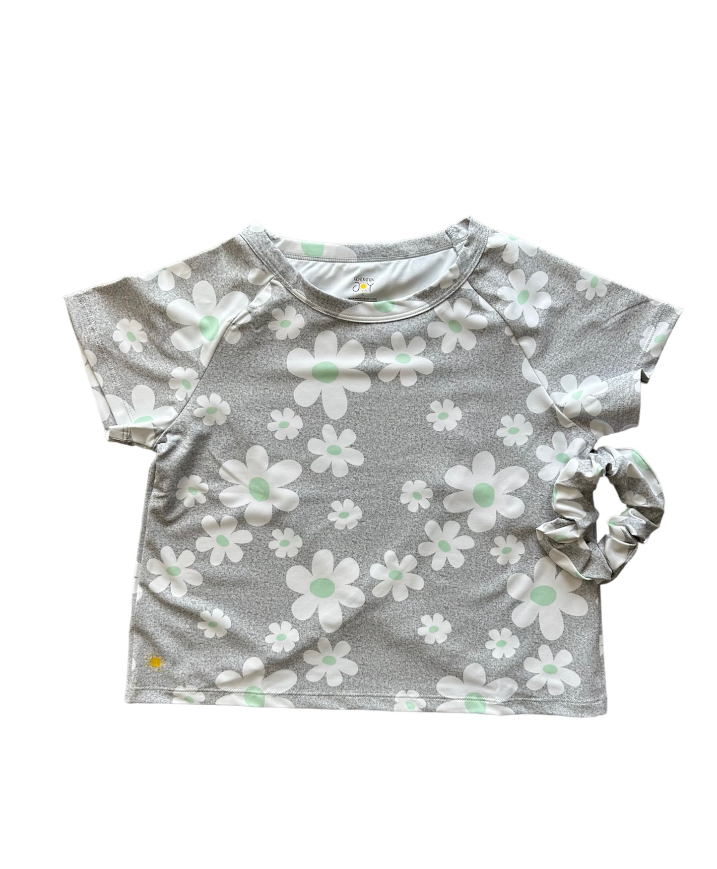 Floral Tulip Back Active Tee