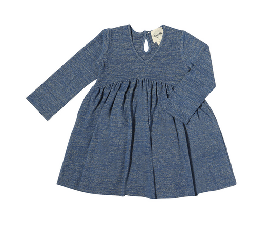 Heathered Navy Dress