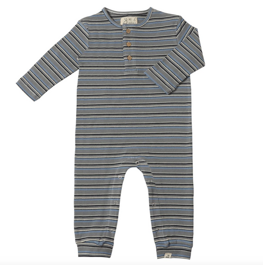 Grey Henley Romper