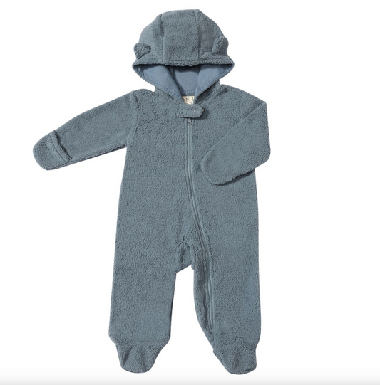Blue Sherpa Romper