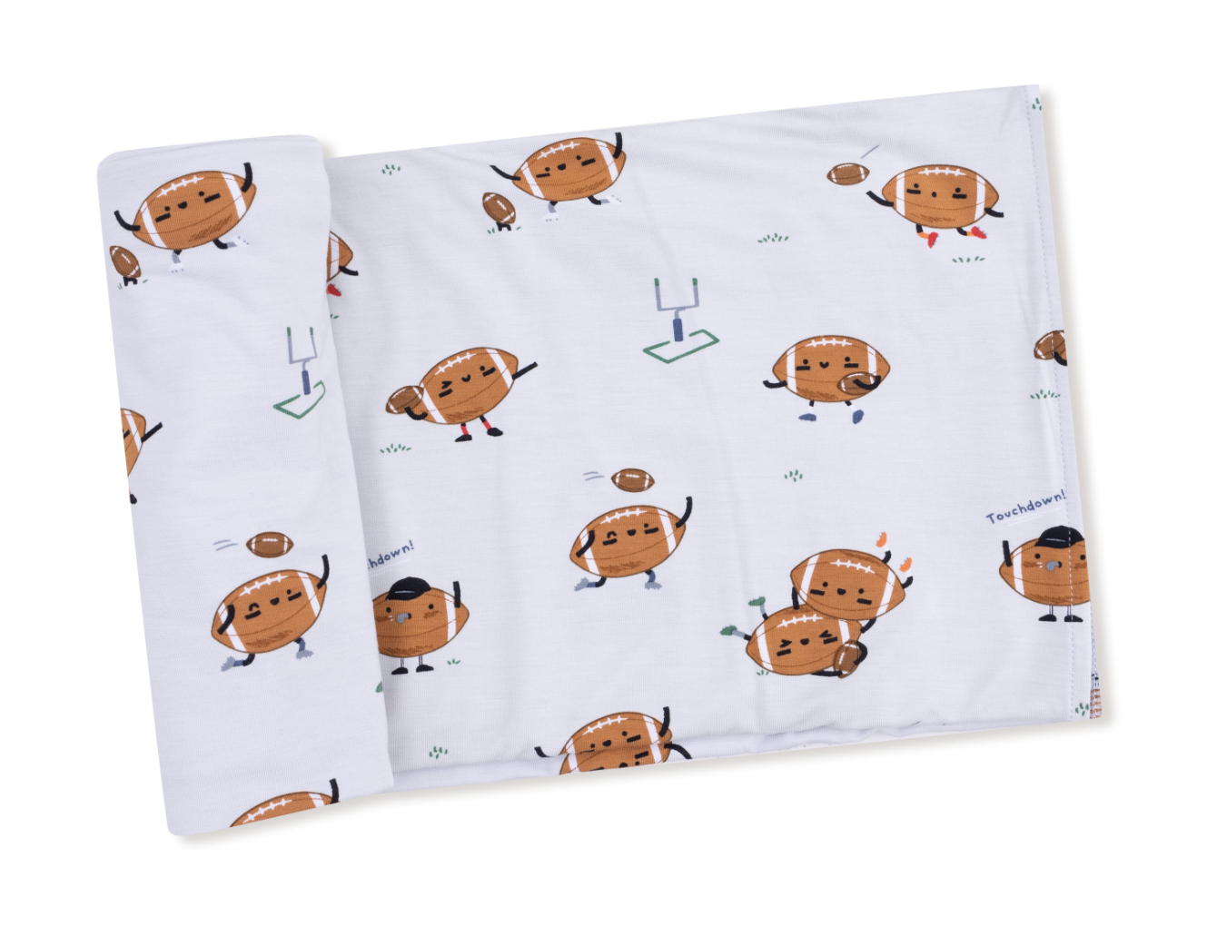 Footballs Playing Football Swaddle
