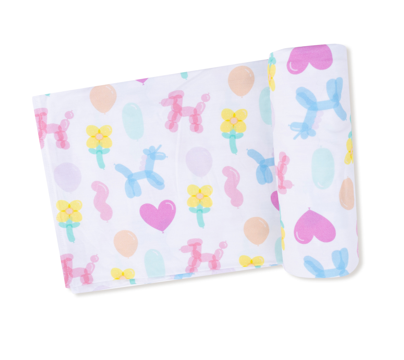 Pink Balloon Animals Swaddle