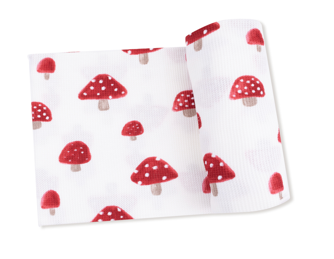 Painterly Mushrooms Swaddle