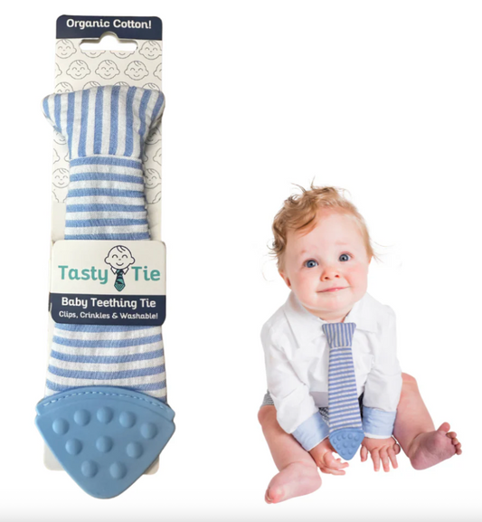 Seersucker Tasty Tie Teether