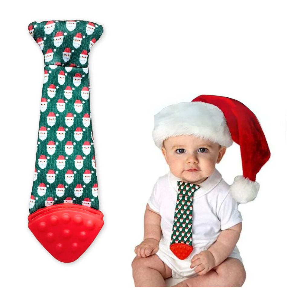 Santa Tasty Tie Teether