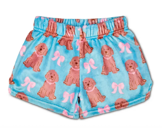 Pretty Pups Plush Shorts
