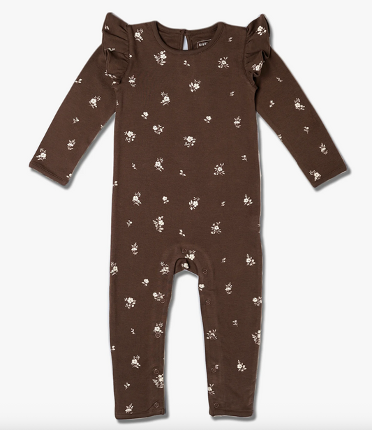 Birch Organic Ruffle Romper