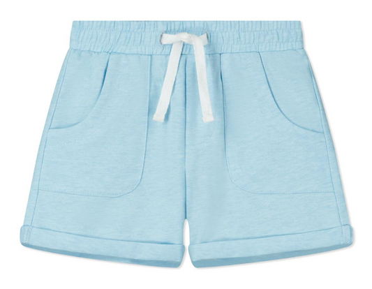 Light Blue Jersey Shorts