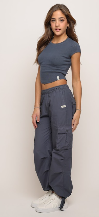 Drawstring Cargo Pants