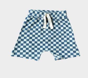 Checkered Harem Shorts
