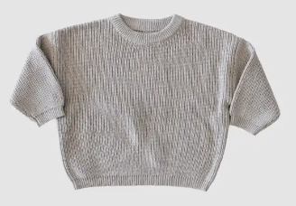 Chunky Knit Beige Sweater
