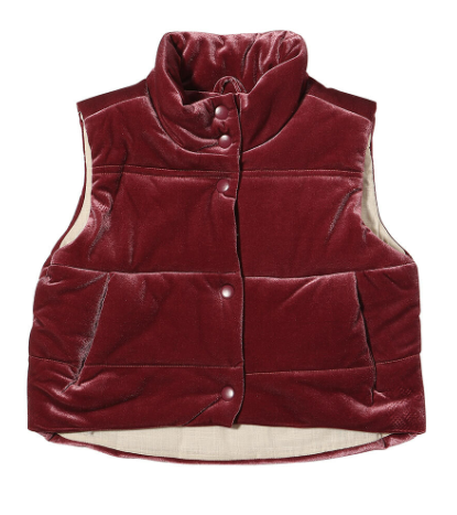 Burgundy Parker Vest