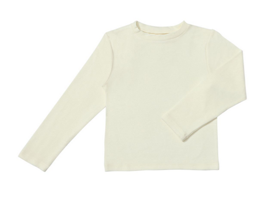 Cream Long Sleeve Tee