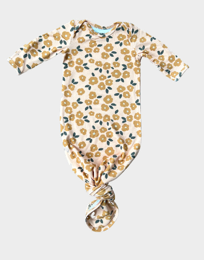 Gold Floral Knotted Sleeper