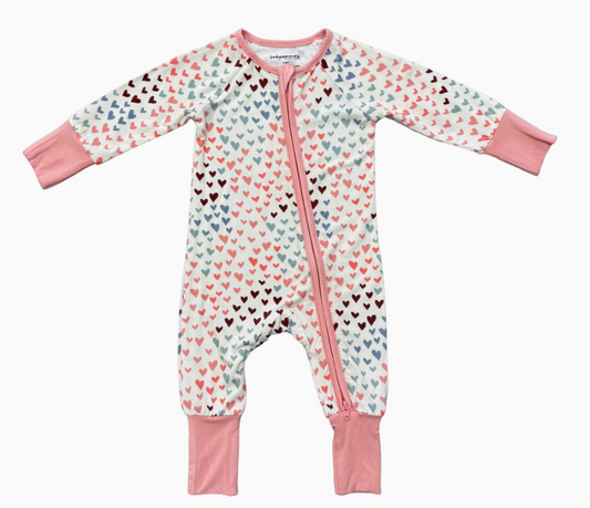 Heart Zip Romper