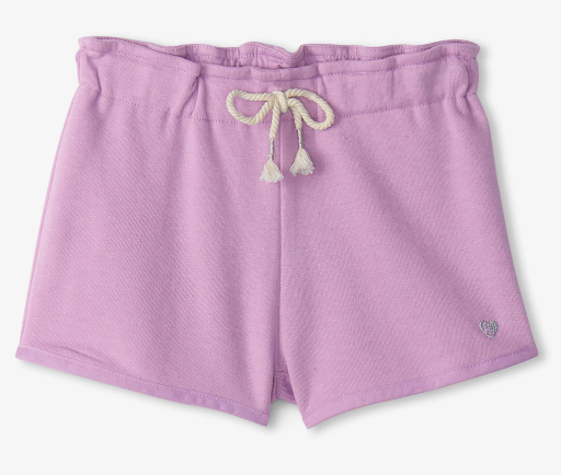 Lilac Paper Bag Shorts