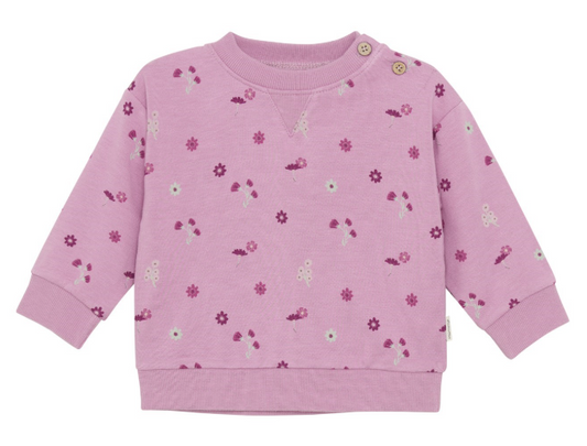 Mauve Floral Sweatshirt