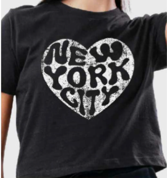 NYC Crop Tee